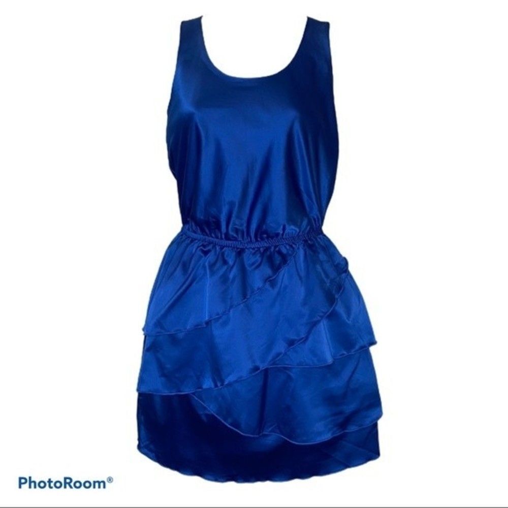 LC Lauren Conrad Dress Blue Sleeveless Size 4